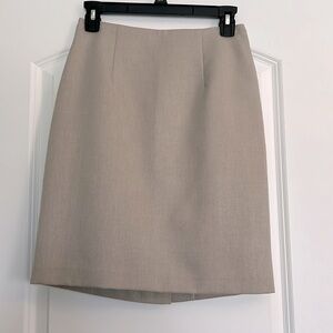 Beige skirt, size 4. A great wardrobe staple piece.